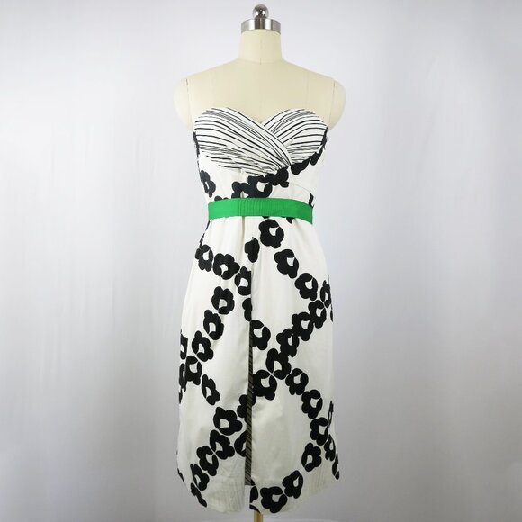 RARE NEW Maeve Urcos Handkerchief Strapless Dress Size 8